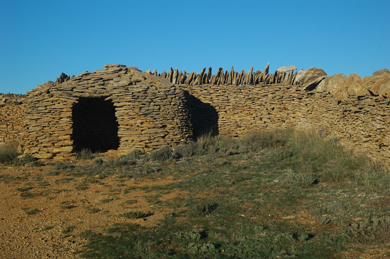 Piedra seca en La Iglesuela del Cid