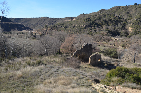 Río Flumen y acueducto del barranco del Mont