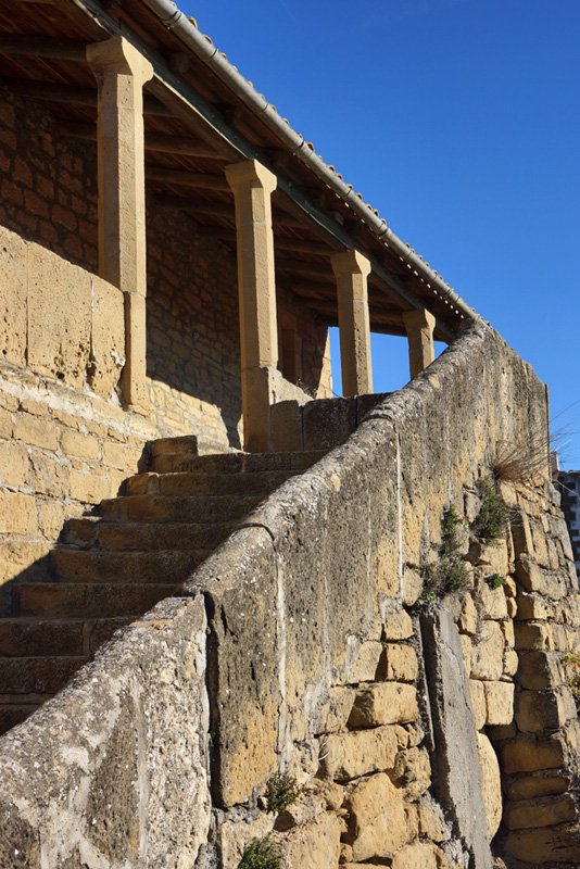 Escalera de acceso a la ermita