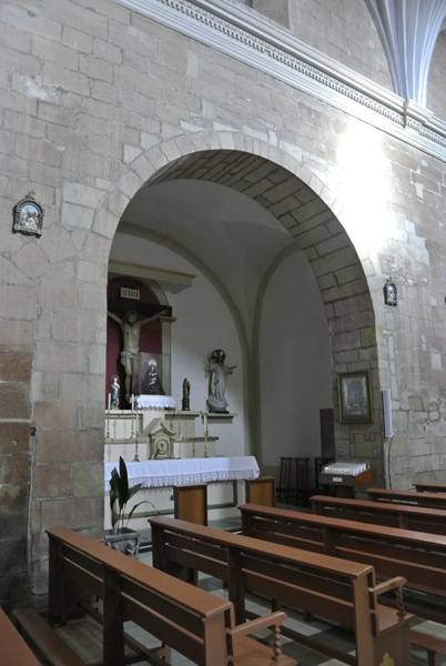 Muro del Evangelio. Capilla del Santo Cristo