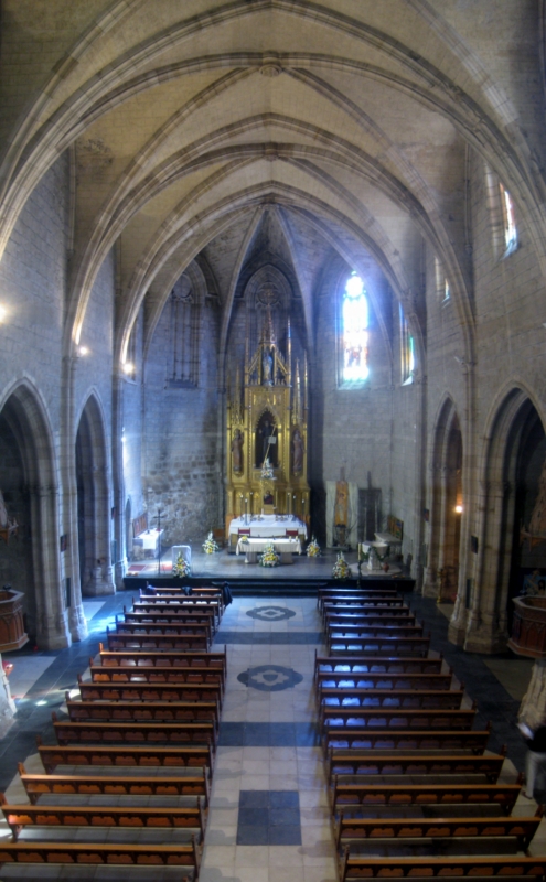 Interior de la iglesia de San Francisco de Teruel