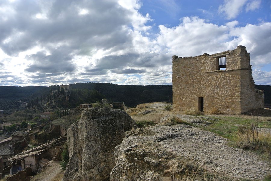 Restos del castillo calatravo de La Fresneda